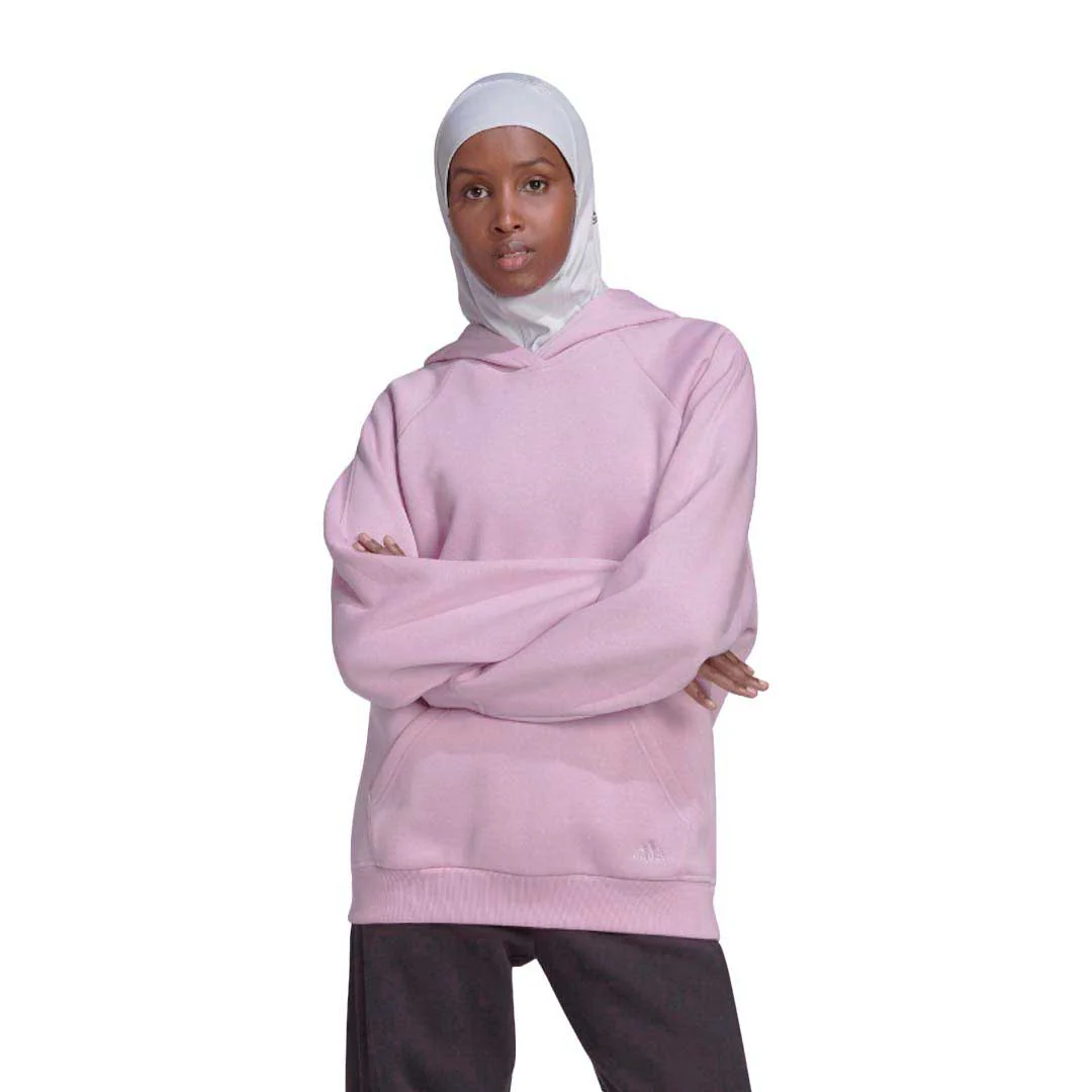 adidas - Women's All SZN Fleece Boyfriend Hoodie (HN4214) - Image 2