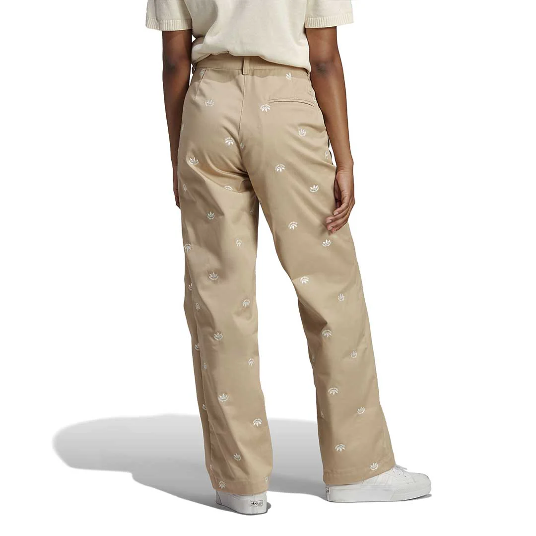 adidas - Women's Allover Mini Crest Chino Pants (II5638) - Image 3