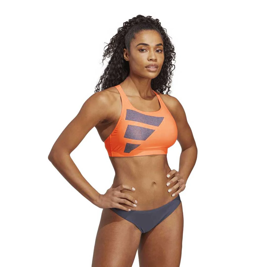 adidas - Women's Big Bars 2-Piece Swimsuit (HR4386) - Image 3
