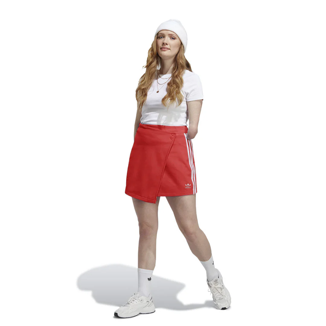adidas - Women's Classics 3-Stripes Short Wrapping Skirt (IC5477) - Image 4