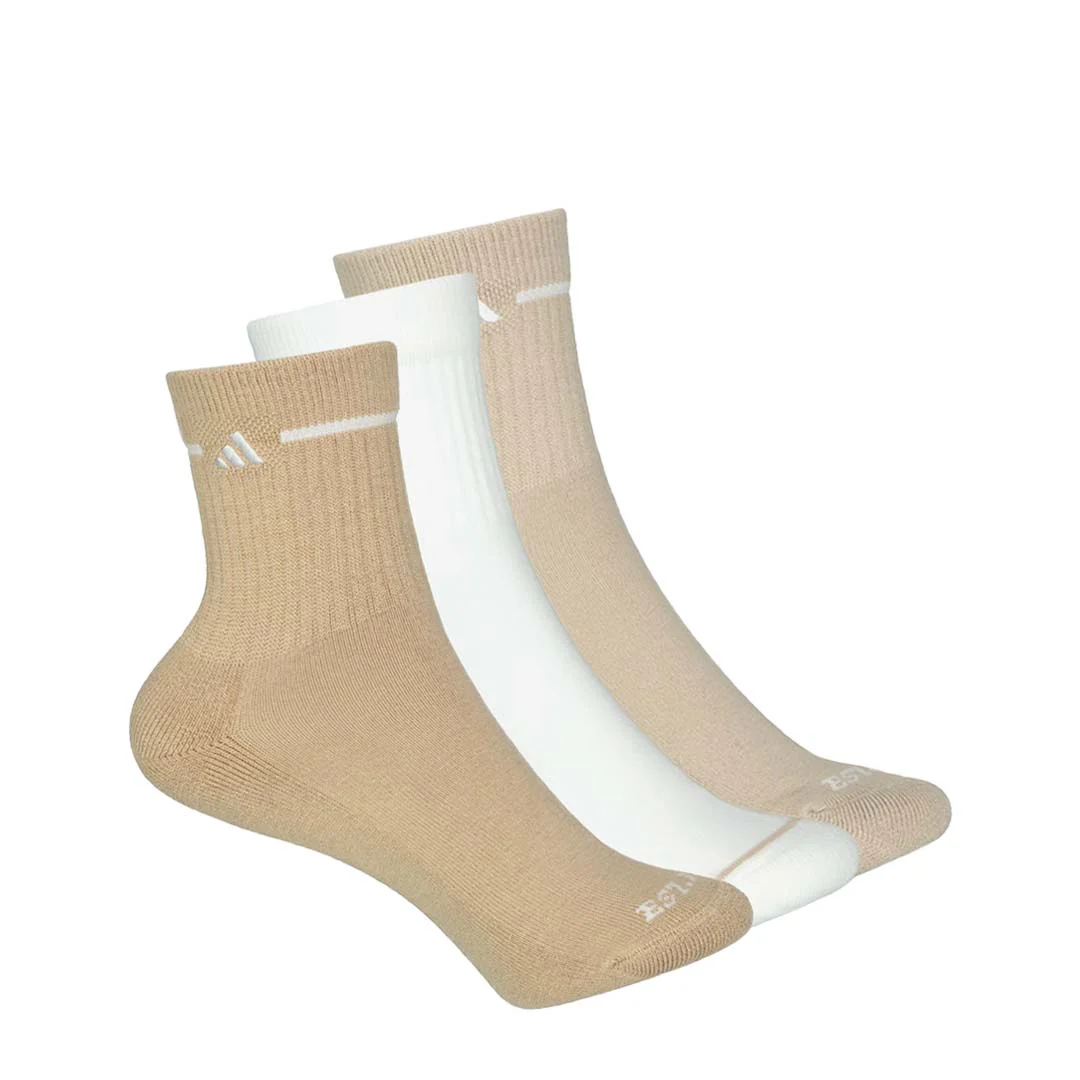 adidas - Women's Cushioned Sport 3 Pack High 1/4 Socks (JK5258)