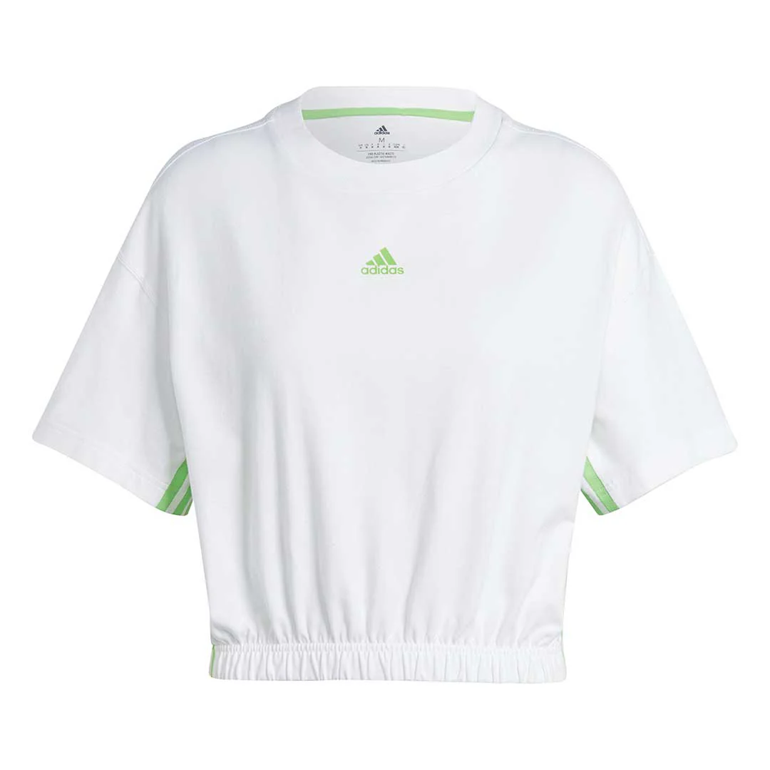adidas - Women's Dance 3-Stripes Crop T-Shirt (IM4977)