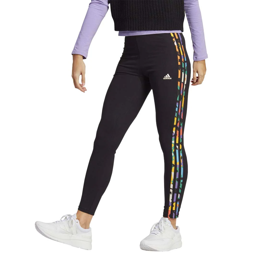 adidas - Women's Essentials 3-Stripes High Waisted Jersey Leggings (IC9894) - Image 2