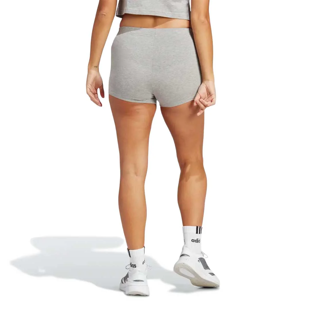 adidas - Women's Essentials 3-Stripes Single Jersey Booty Shorts (IC0758) - Image 3