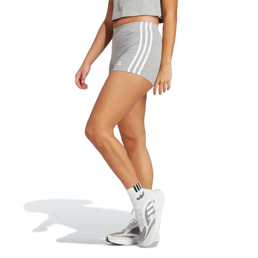 adidas - Women's Essentials 3-Stripes Single Jersey Booty Shorts (IC0758) - Image 4