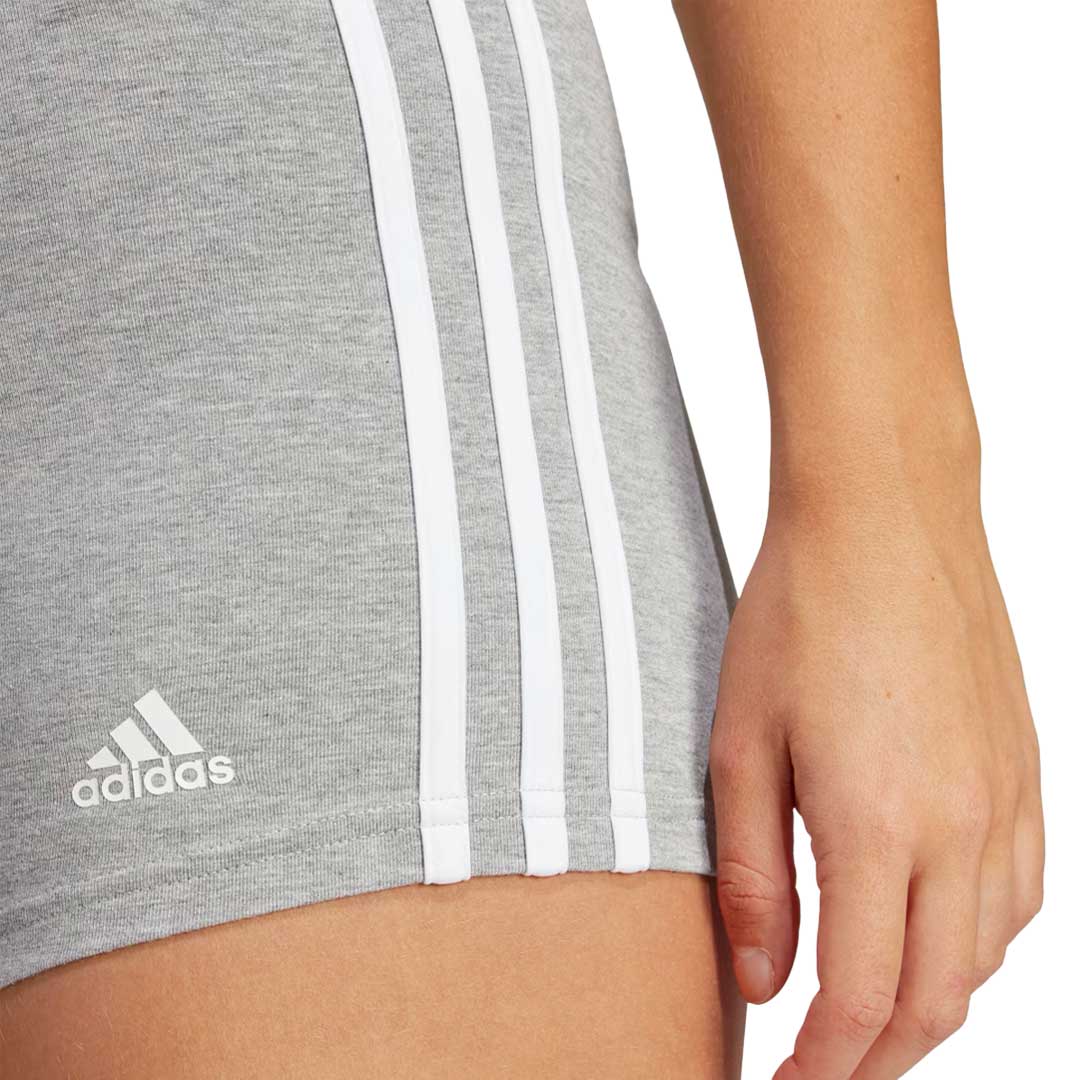 adidas - Women's Essentials 3-Stripes Single Jersey Booty Shorts (IC0758) - Image 5