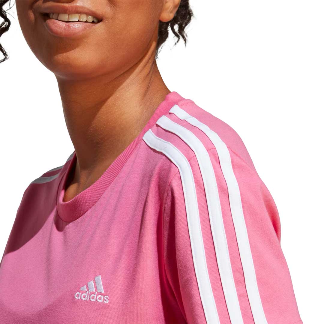 adidas - Women's Essentials Slim 3-Stripes T-Shirt (IB9453) - Image 4