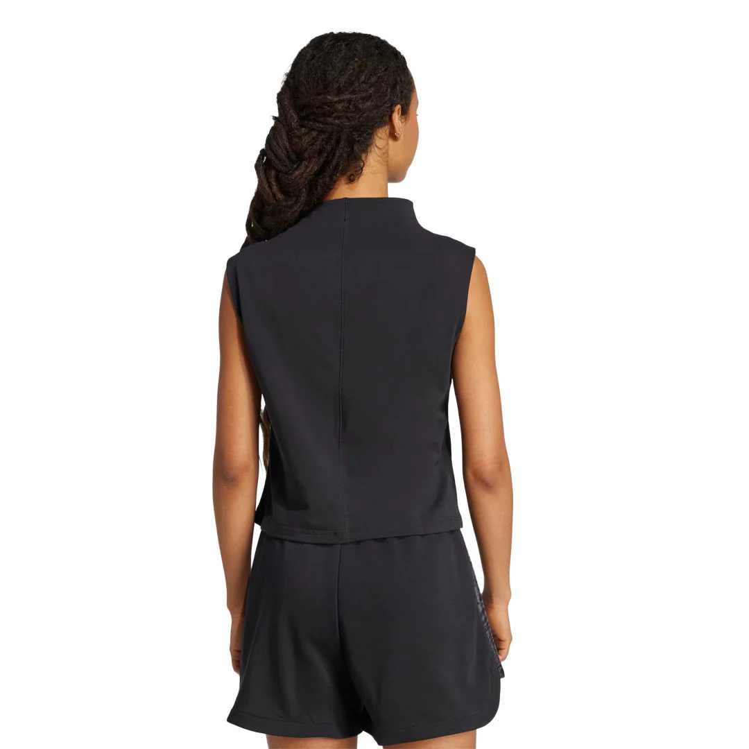 adidas - Women's Essentials Slim High-Neck Tank Top (JD1171) - Image 3