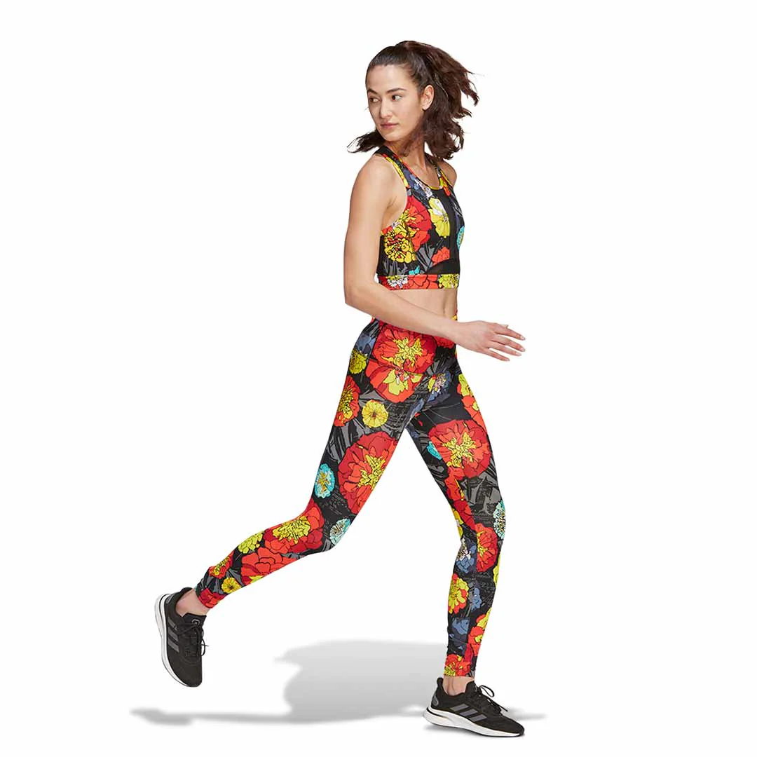 adidas - Women's Floral Running Tights (HC1658) - Image 2