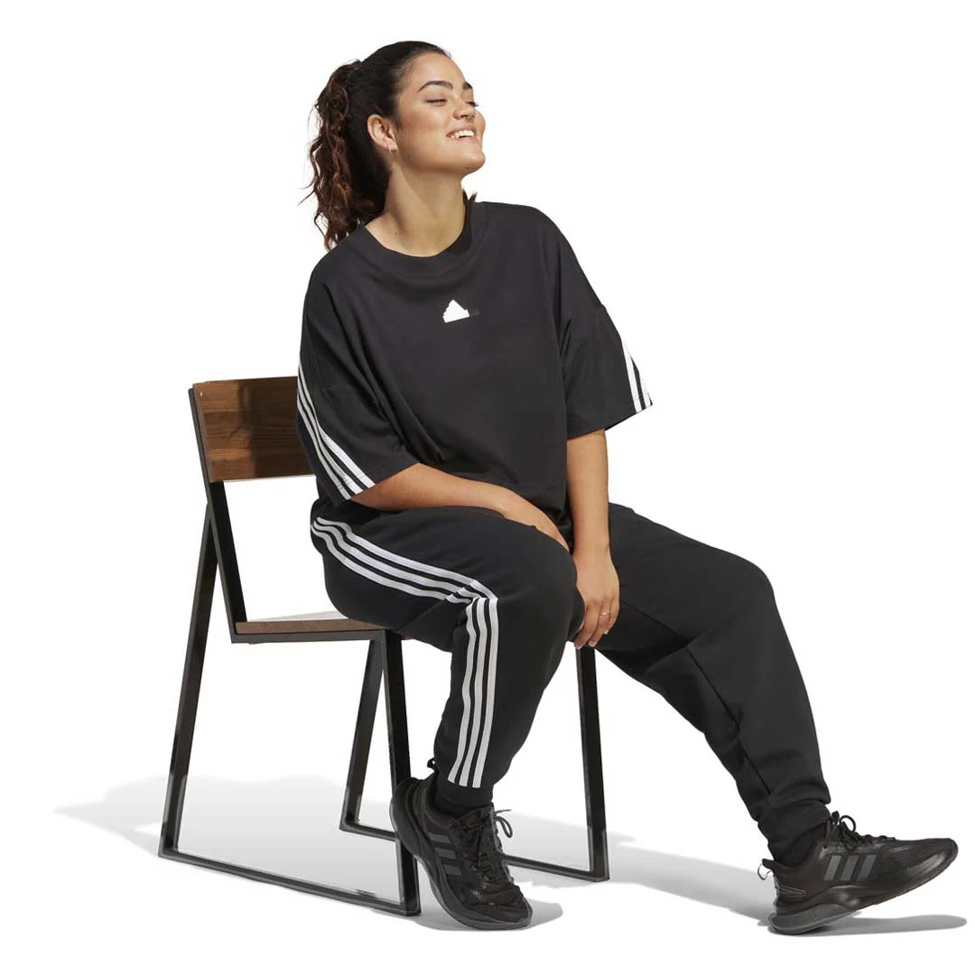 adidas - Women's Future Icons 3-Stripes T-Shirt (Plus Size) (HT4691) - Image 4