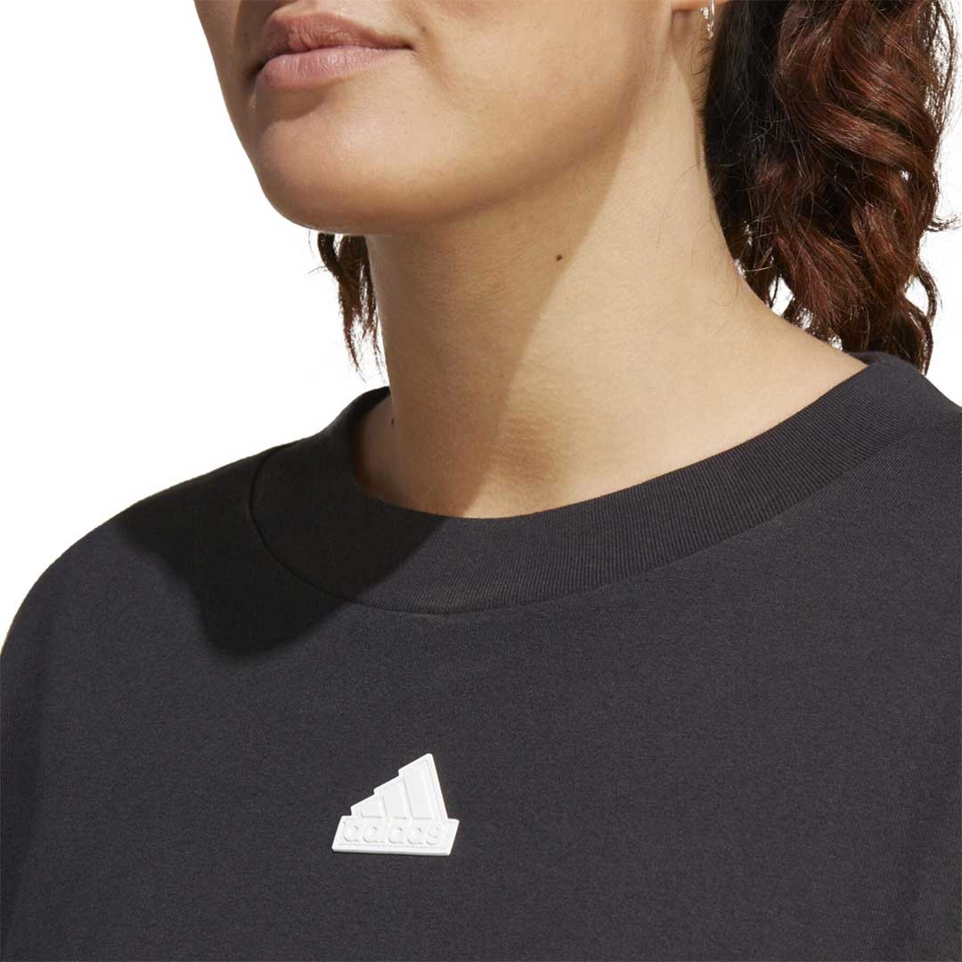 adidas - Women's Future Icons 3-Stripes T-Shirt (Plus Size) (HT4691) - Image 5