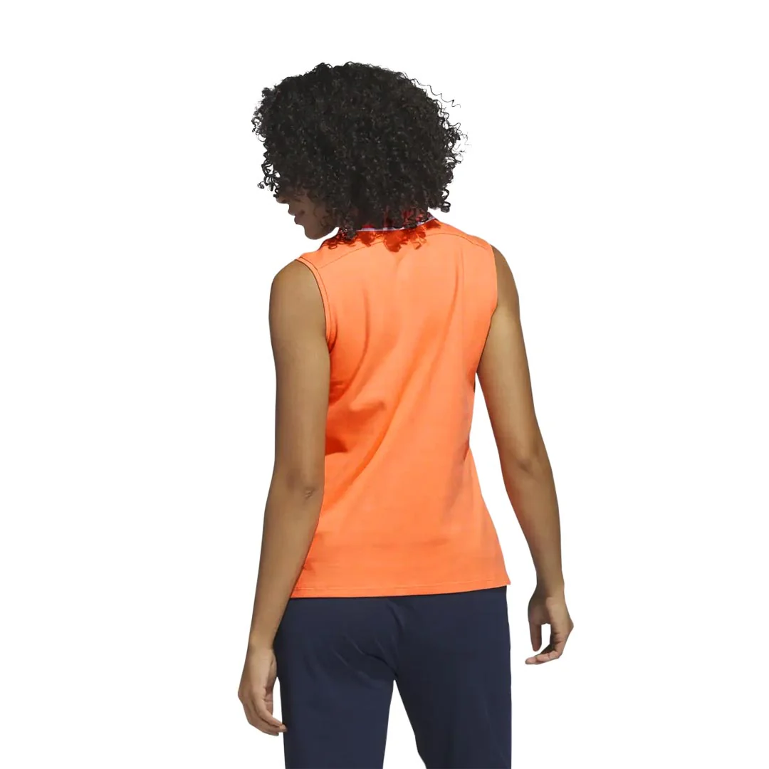 adidas - Women's Go-To Pique Sleeveless Polo (IB6091) - Image 3