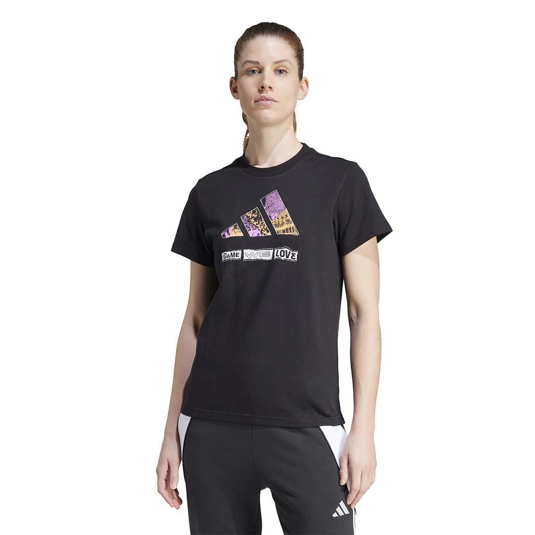 adidas - Women's Graphic Short Sleeve T-Shirt (IT7078) - Image 2