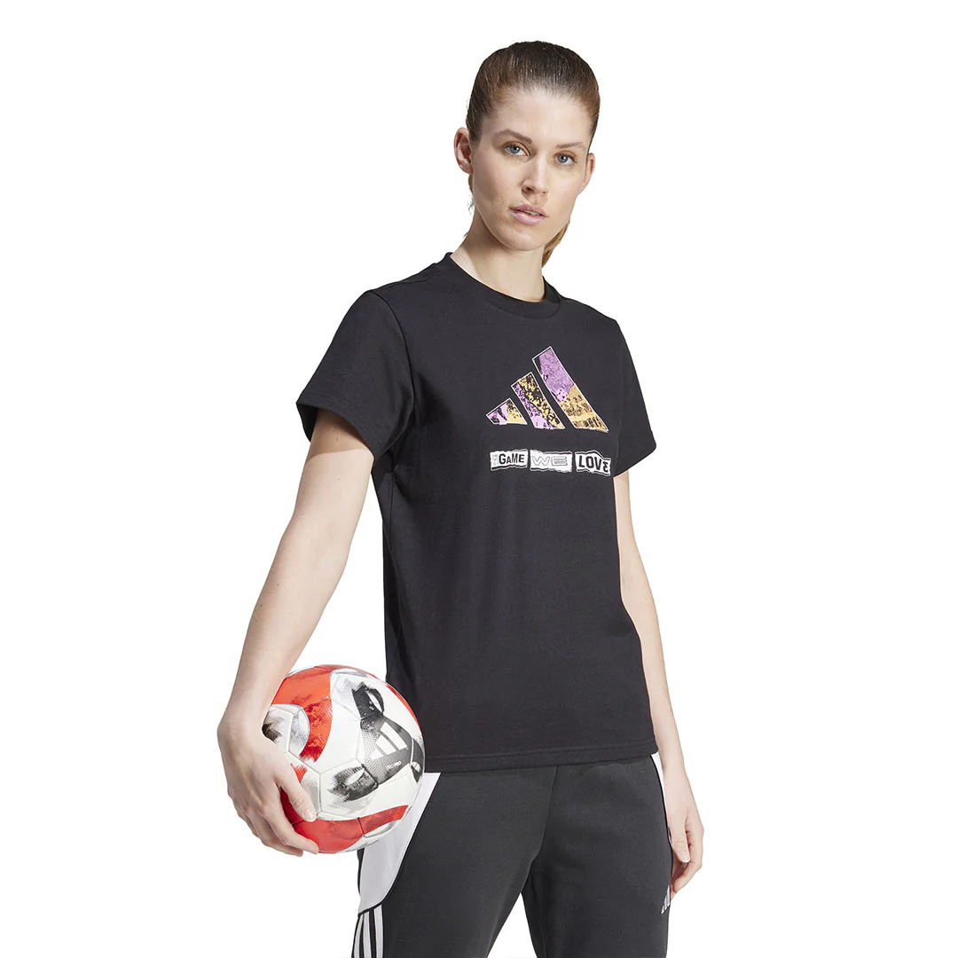 adidas - Women's Graphic Short Sleeve T-Shirt (IT7078) - Image 3