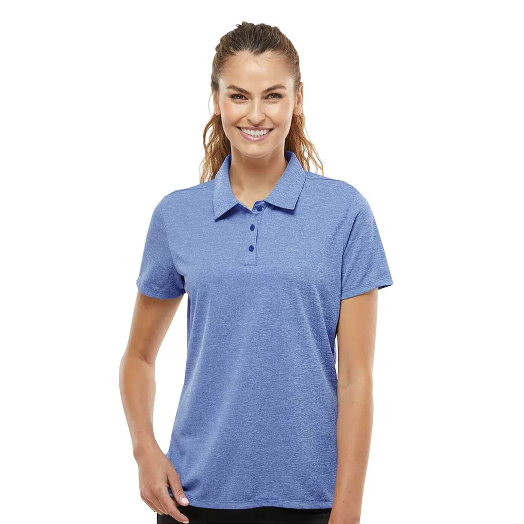 adidas - Women's Heathered Polo (HS0787) - Image 2