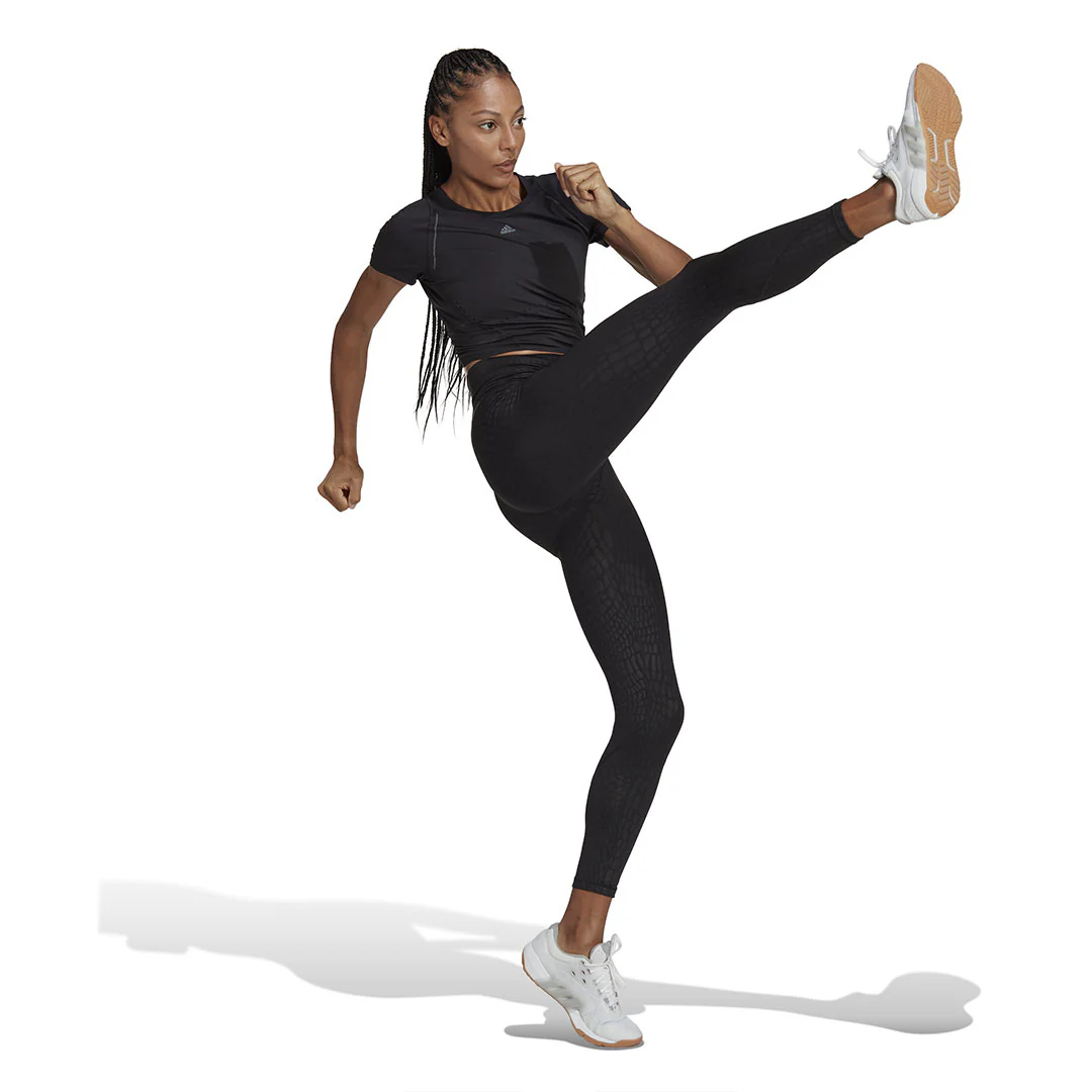 adidas - Women's HIIT 45 Seconds Crop T-Shirt (HM8096) - Image 4