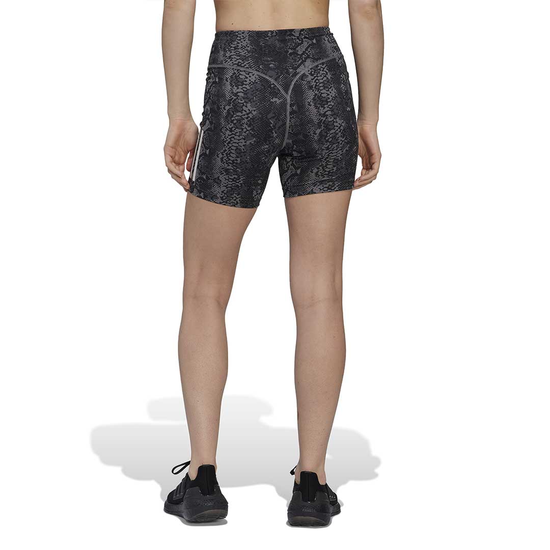 adidas - Women's Hyperglam Aeroready High Rise Tight Shorts (H44780) - Image 3