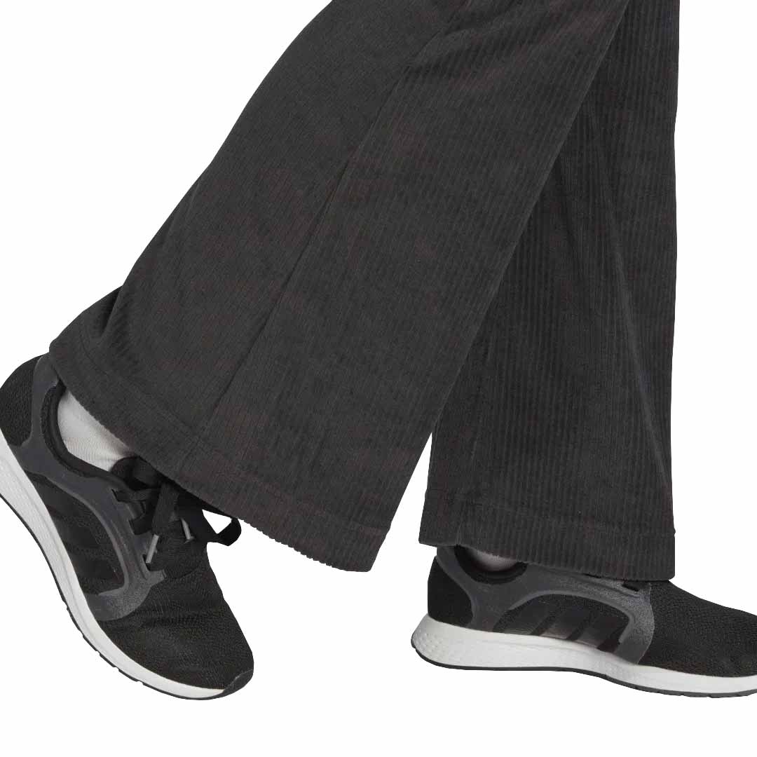 adidas - Women's Hyperglam Rib Velour Flared Leg Pant (IB3616) - Image 4