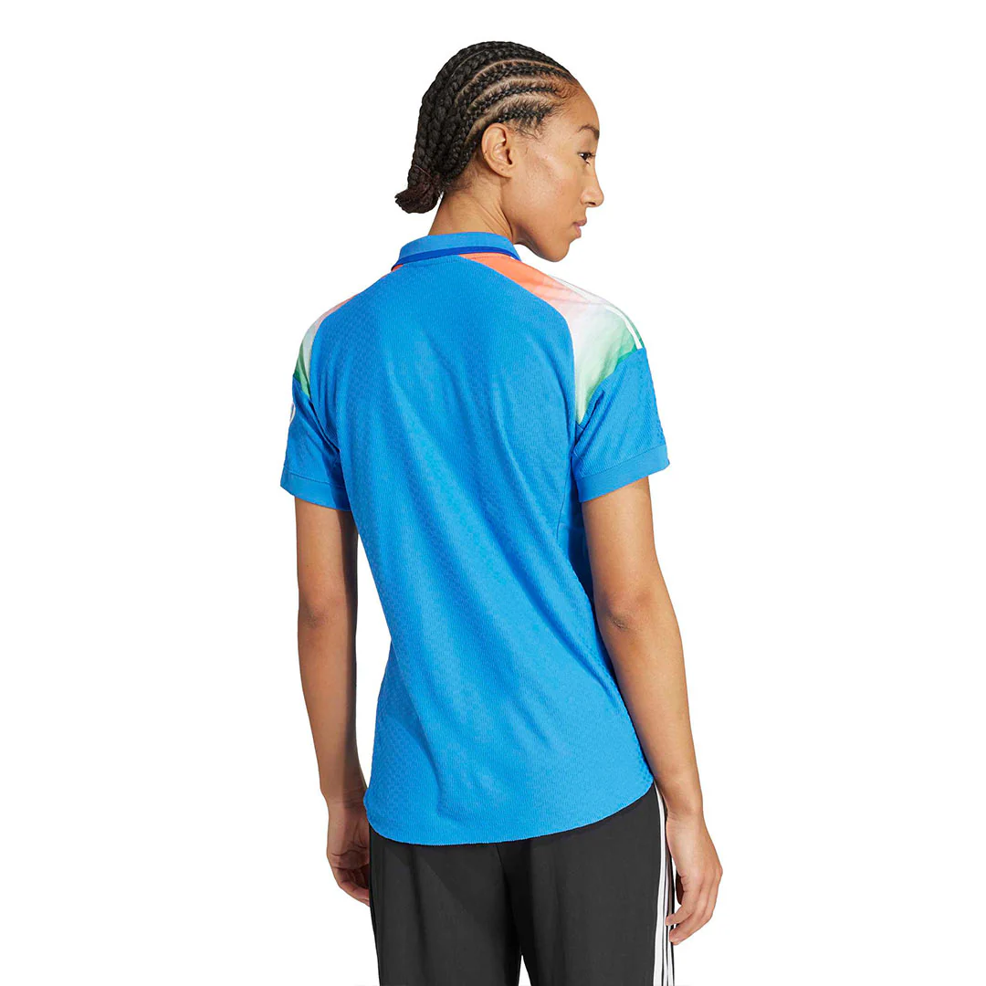 adidas - Women's India Cricket One Day International Jersey (KC3747) - Image 4