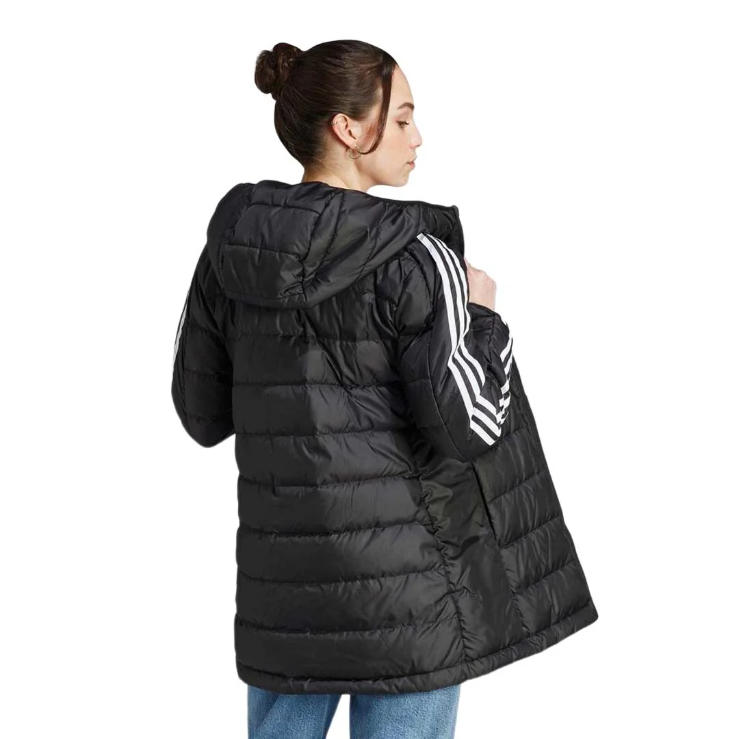 adidas - Women's Light Down Hooded Parka Jacket (HZ4428) - Image 3