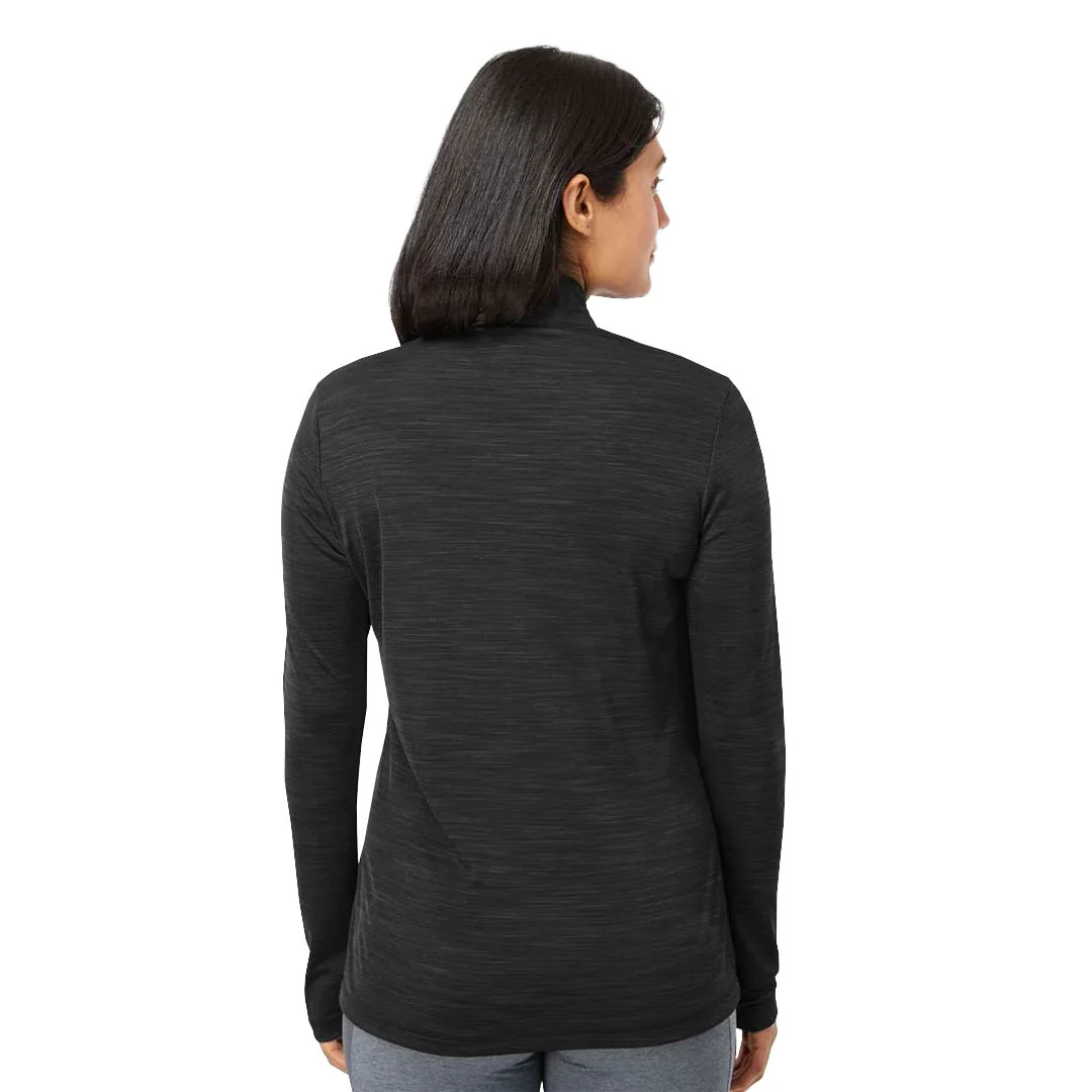 adidas - Women's Lightweight Melange 1/4 Zip Pullover (EJ8285) - Image 3