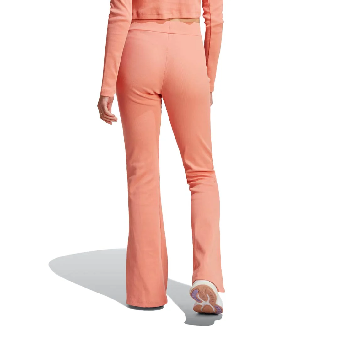 adidas - Women's Lounge Ribbed Flared-Leg Pant (IJ8452) - Image 3