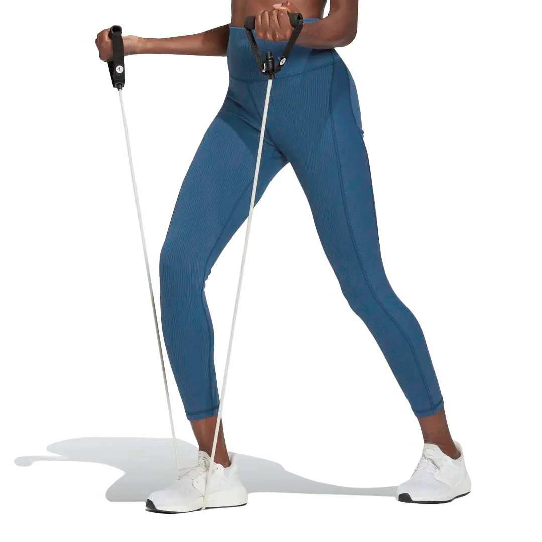 adidas - Women's Luxe Wind Studio Rib Leggings (HM8260) - Image 2