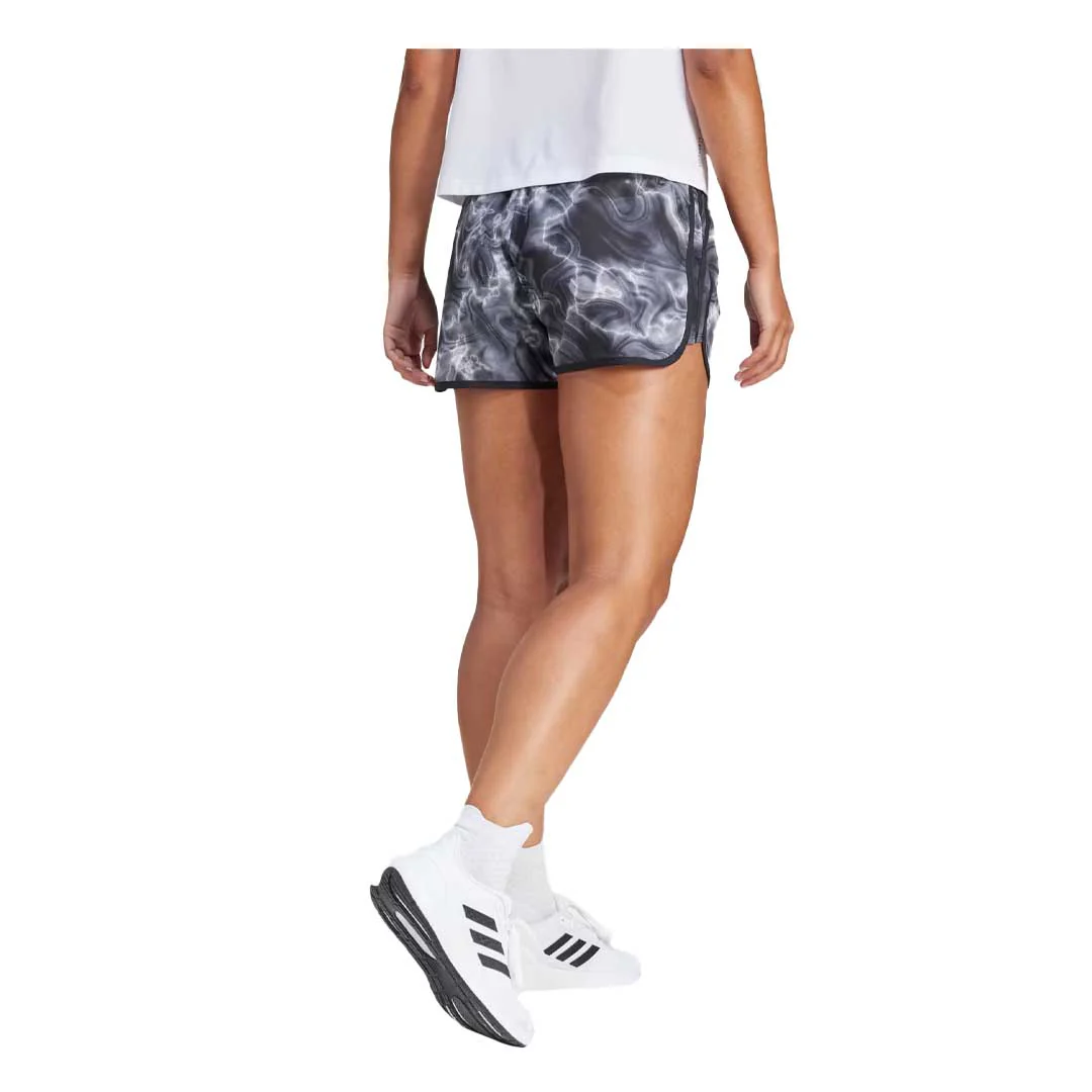 adidas - Women's Marathon 20 Allover Print 3 Inch Shorts (IL1665-3IN) - Image 3