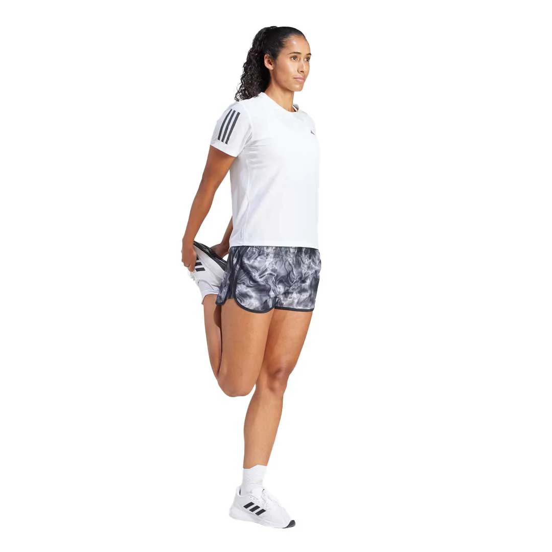 adidas - Women's Marathon 20 Allover Print 3 Inch Shorts (IL1665-3IN) - Image 4