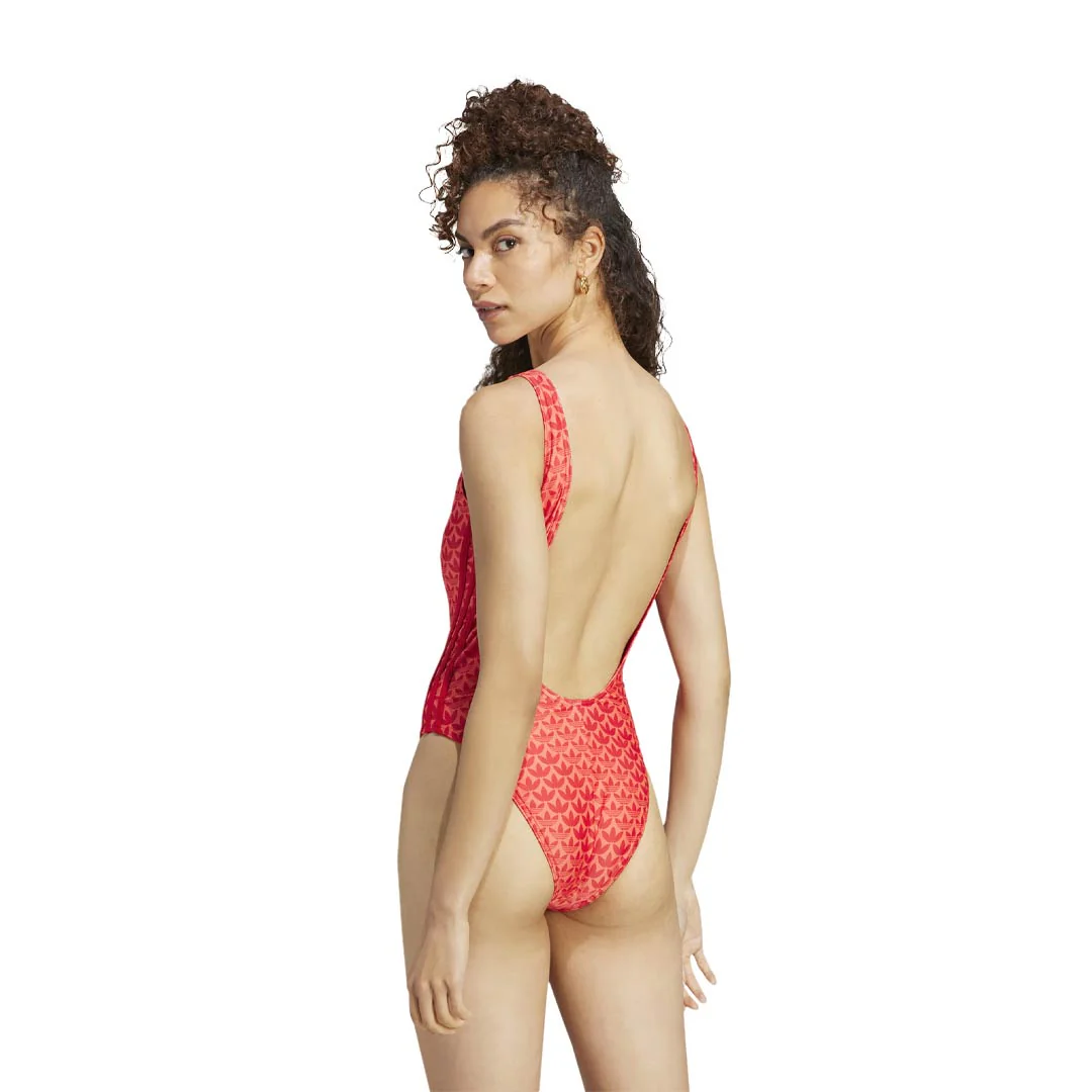 adidas - Women's Monogram 3-Stripes Swimsuit (HZ4109) - Image 4