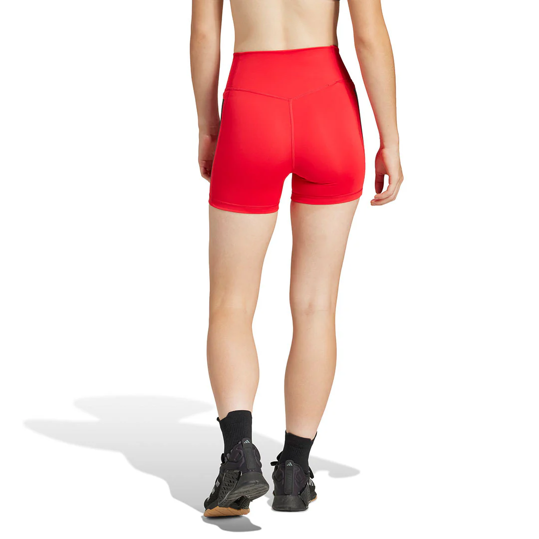 adidas - Women's Optime 3-Stripes 5 Inch Shorts (JN4583-5IN) - Image 3