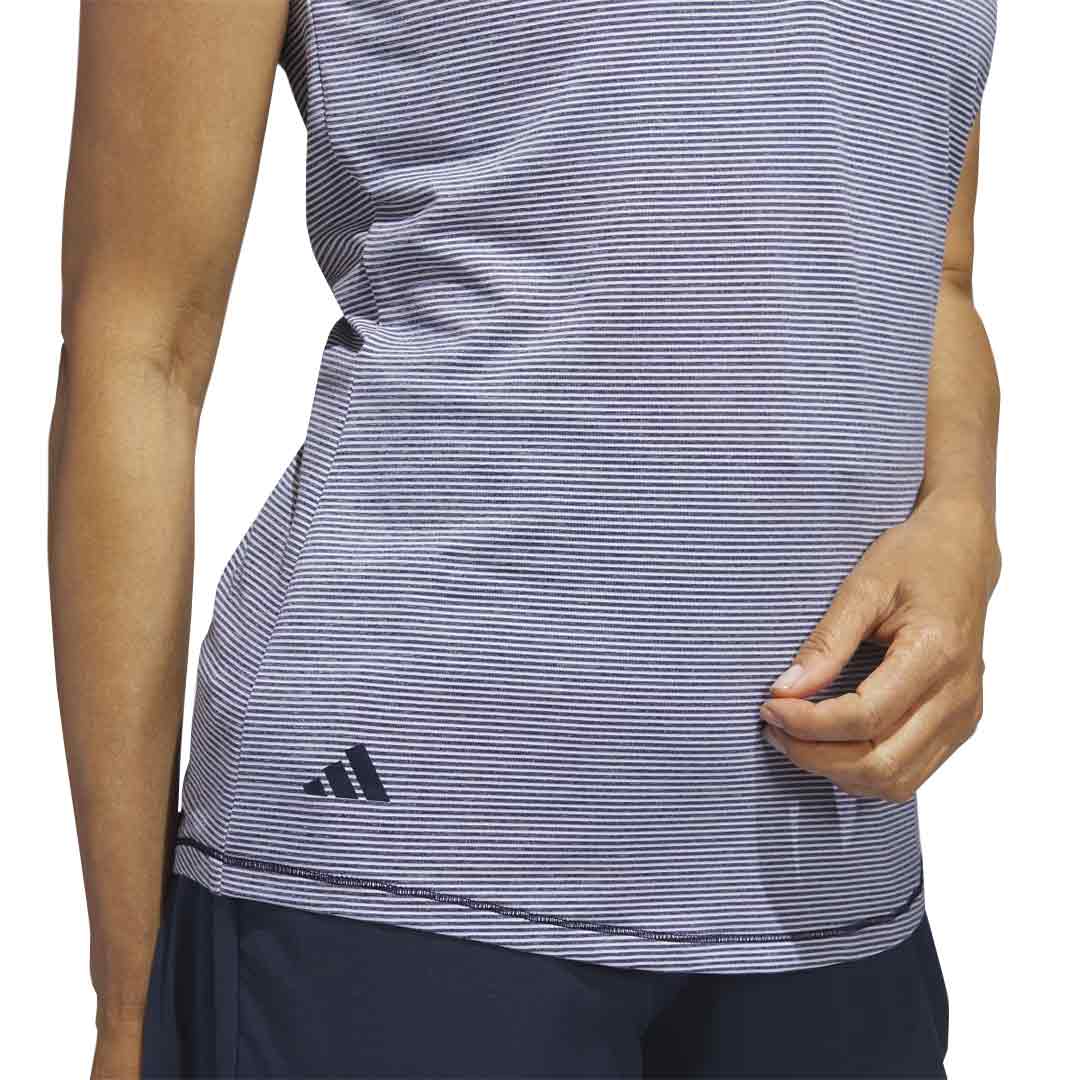 adidas - Women's Ottoman Printed Sleeveless Polo (IA7826) - Image 5