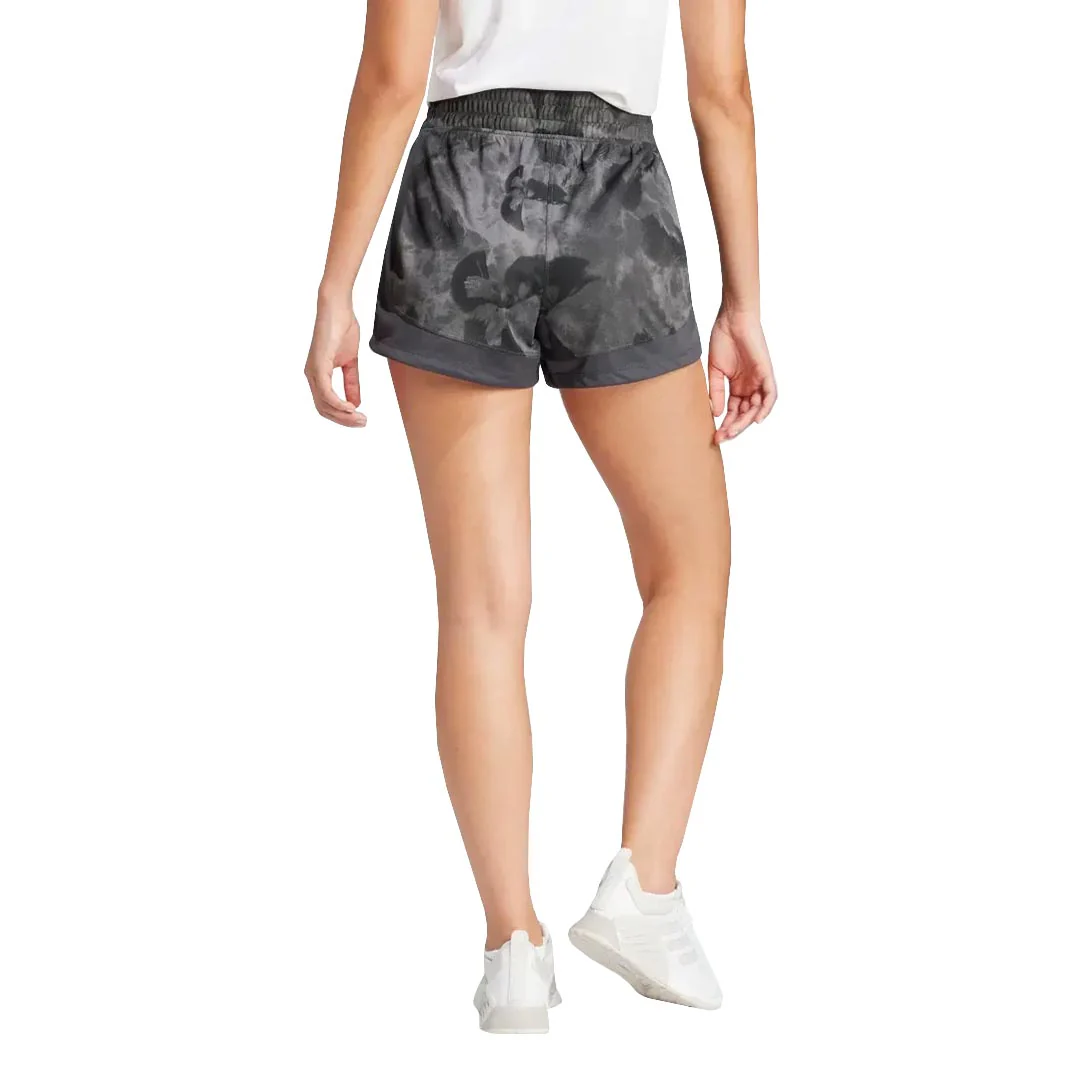 adidas - Women's Pacer Essentials AOP Flower Tie-Die Knit Shorts (IN4303) - Image 3