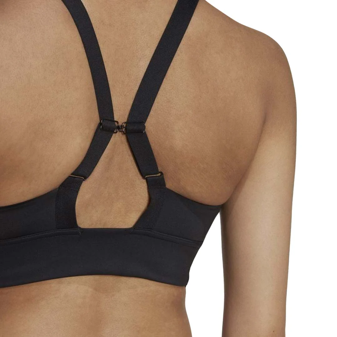 adidas - Women's Powerimpact Luxe Training Medium-Support HIIT Bra (HM6391) - Image 3