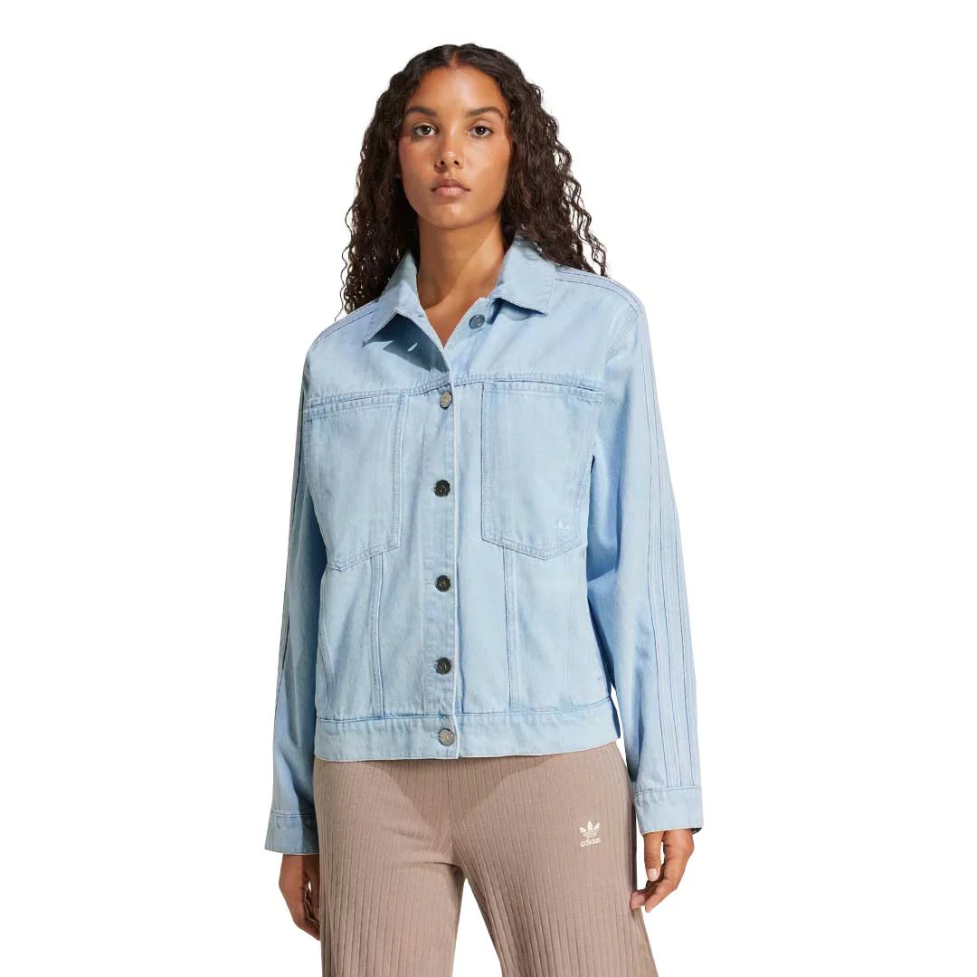 adidas - Women's Premium Essentials Denim Jacket (JD4753) - Image 2