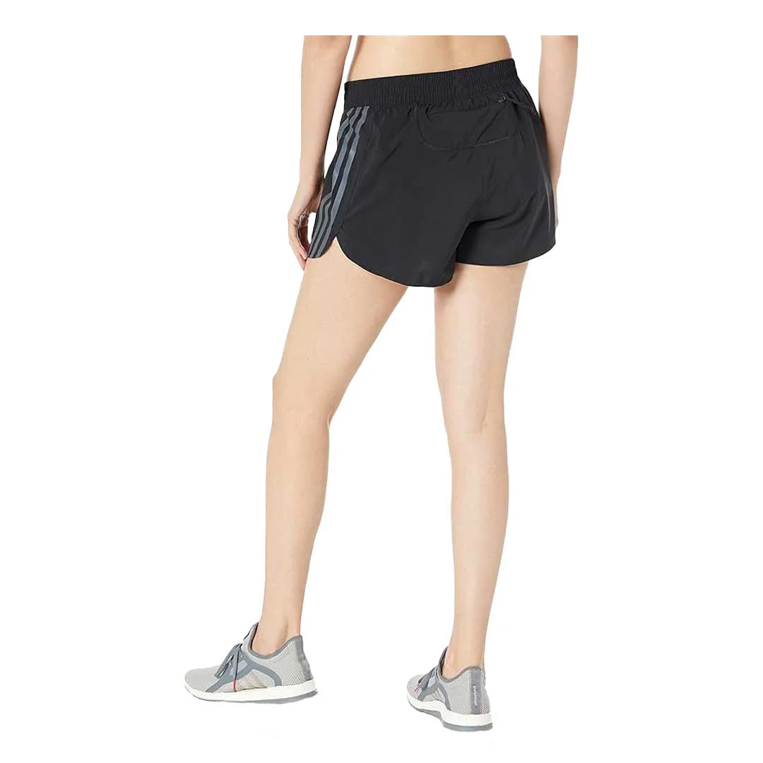 adidas - Women's Run Icons Three Stripes Running 4 Inch Shorts (H57185-4IN) - Image 3