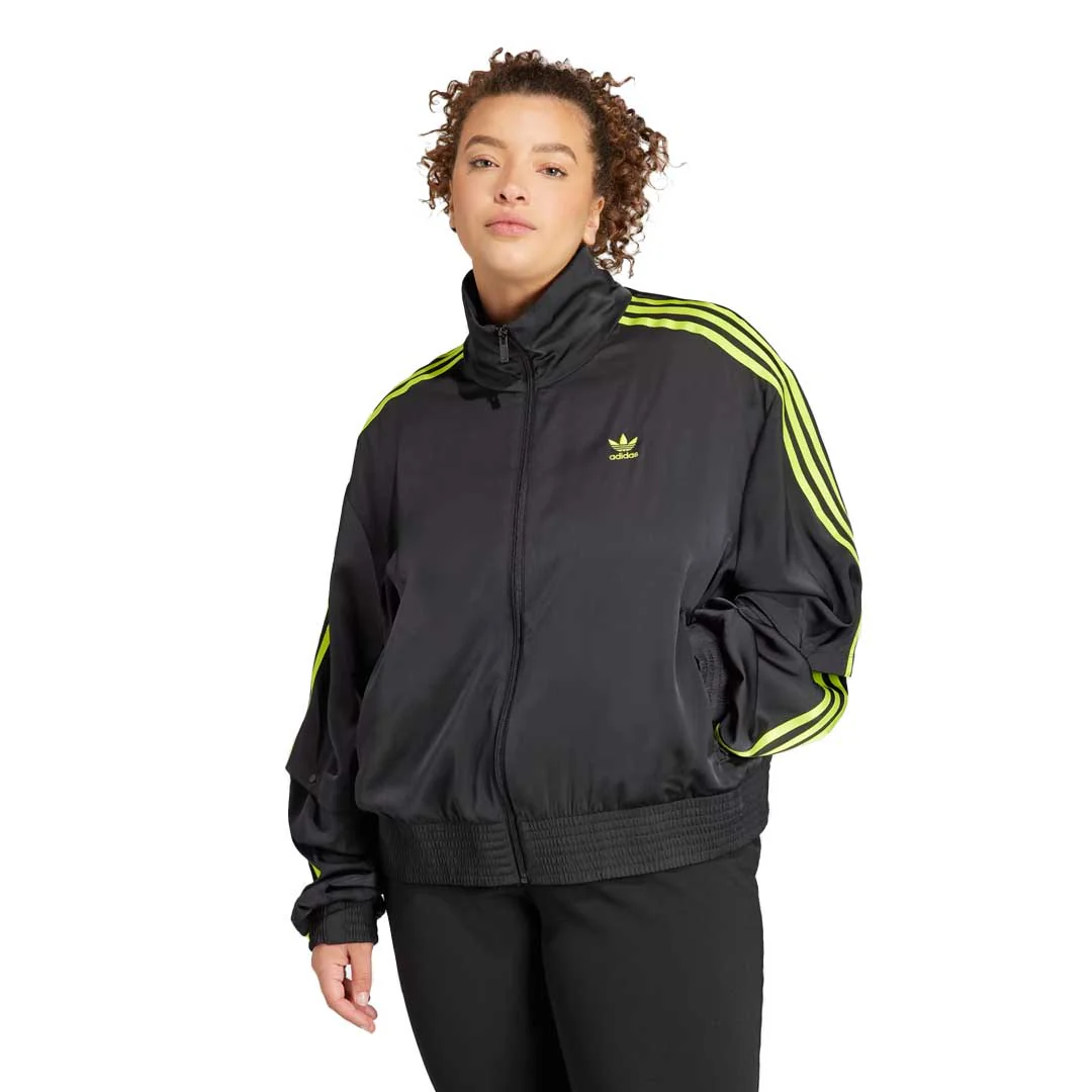 adidas - Women's Satin Firebird Track Top (Plus Size) (IJ7422) - Image 2