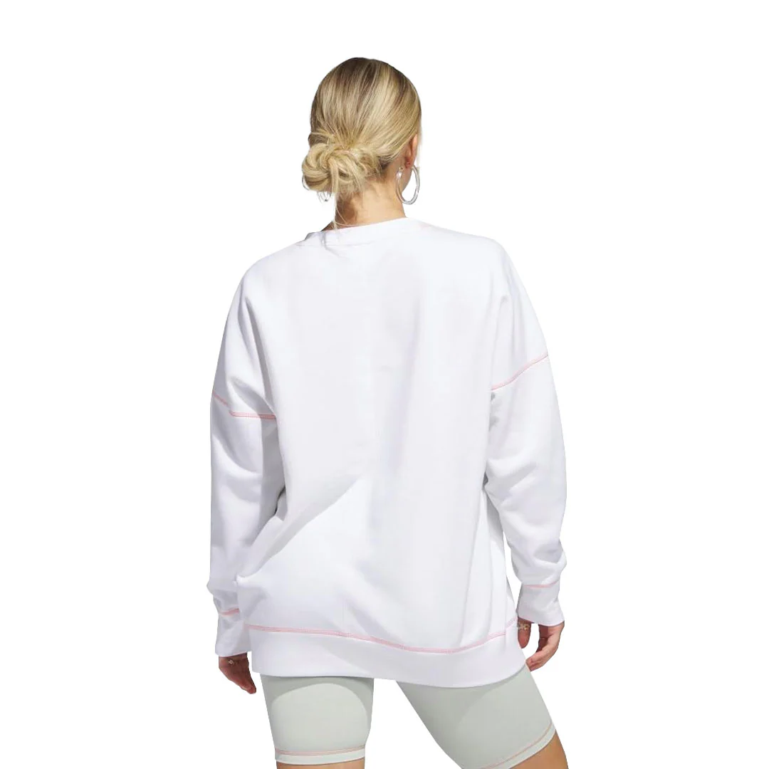 adidas - Women's Statement Boyfriend Crew Sweatshirt (IC1644) - Image 3