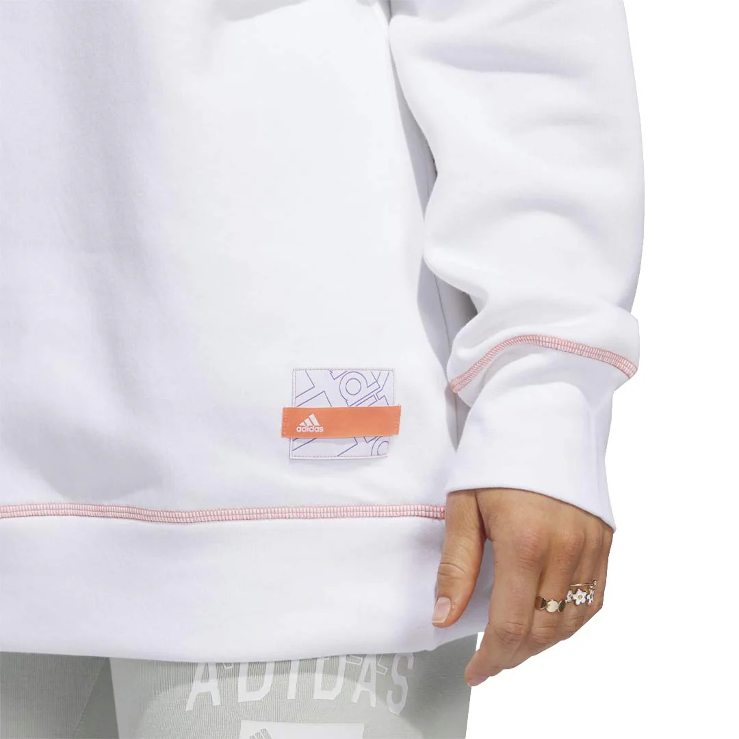 adidas - Women's Statement Boyfriend Crew Sweatshirt (IC1644) - Image 4