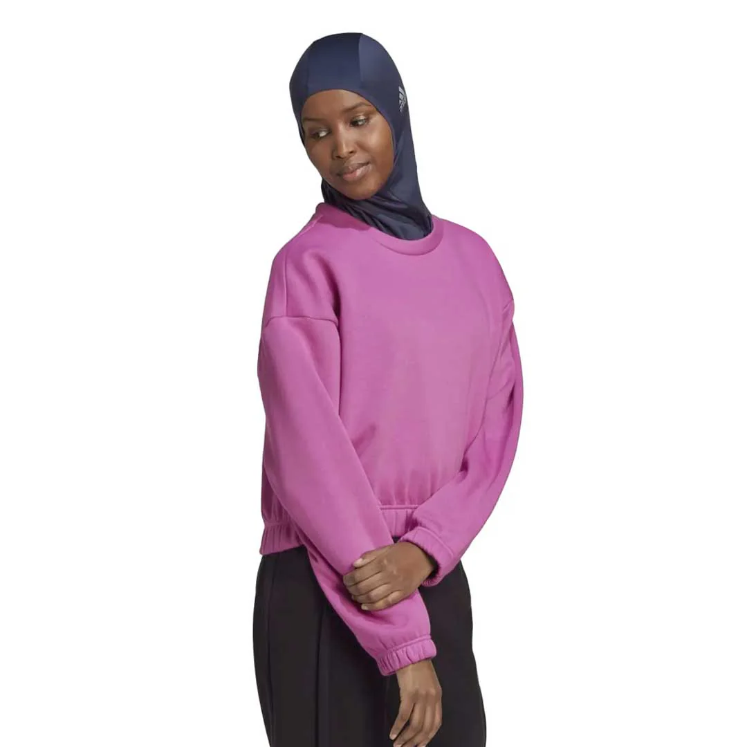adidas - Women's Studio Lounge Loose Fit Sweatshirt (HH8520) - Image 3