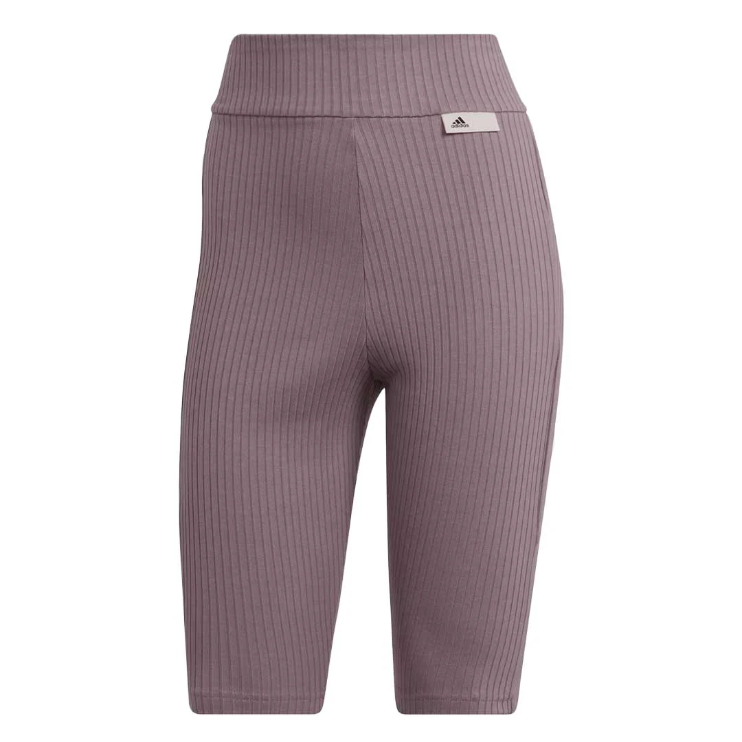 adidas - Women's Studio Lounge Ribbed Shorts (HH8503)