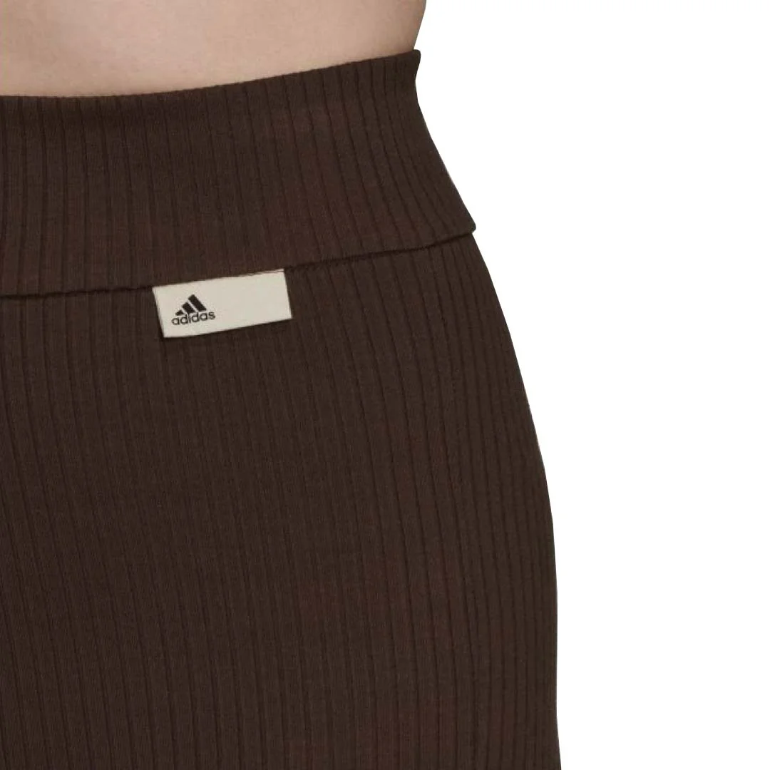 adidas - Women's Studio Lounge Ribbed Shorts (HN0682) - Image 4