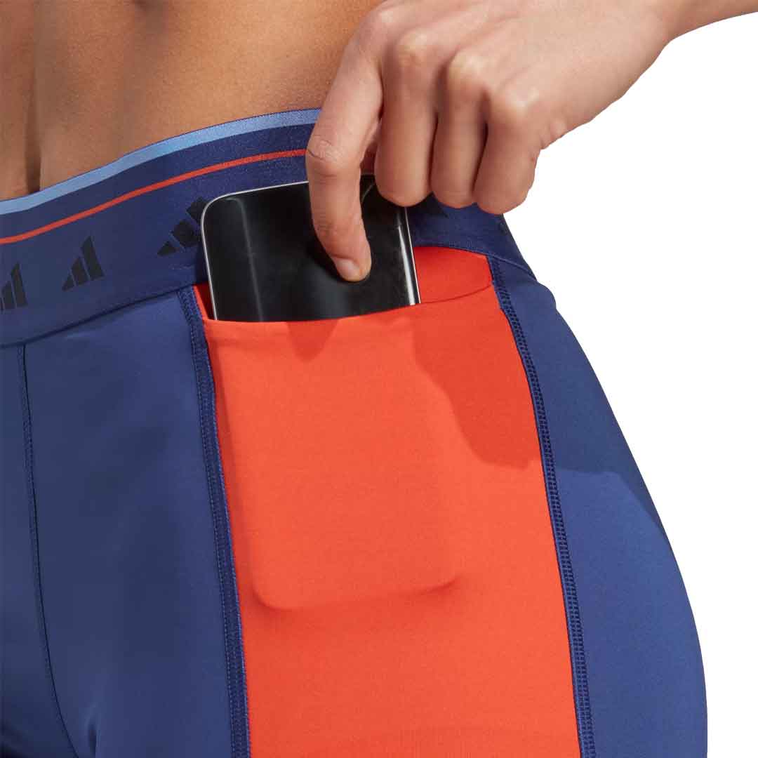 adidas - Women's Techfit Colorblock 7/8 Leggings (IQ3432) - Image 4