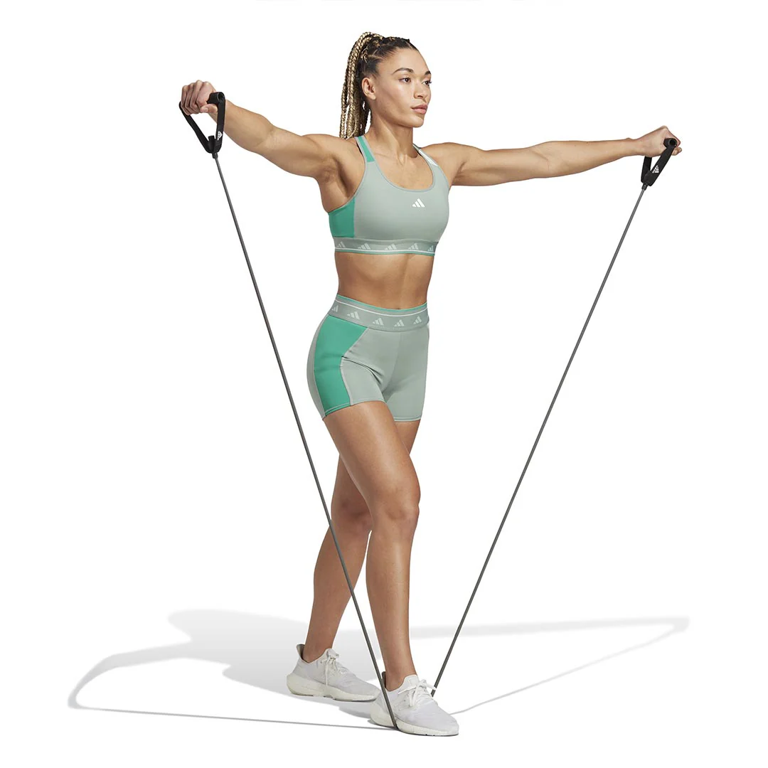 adidas - Women's Techfit Colorblock Shorts (IN5077) - Image 4