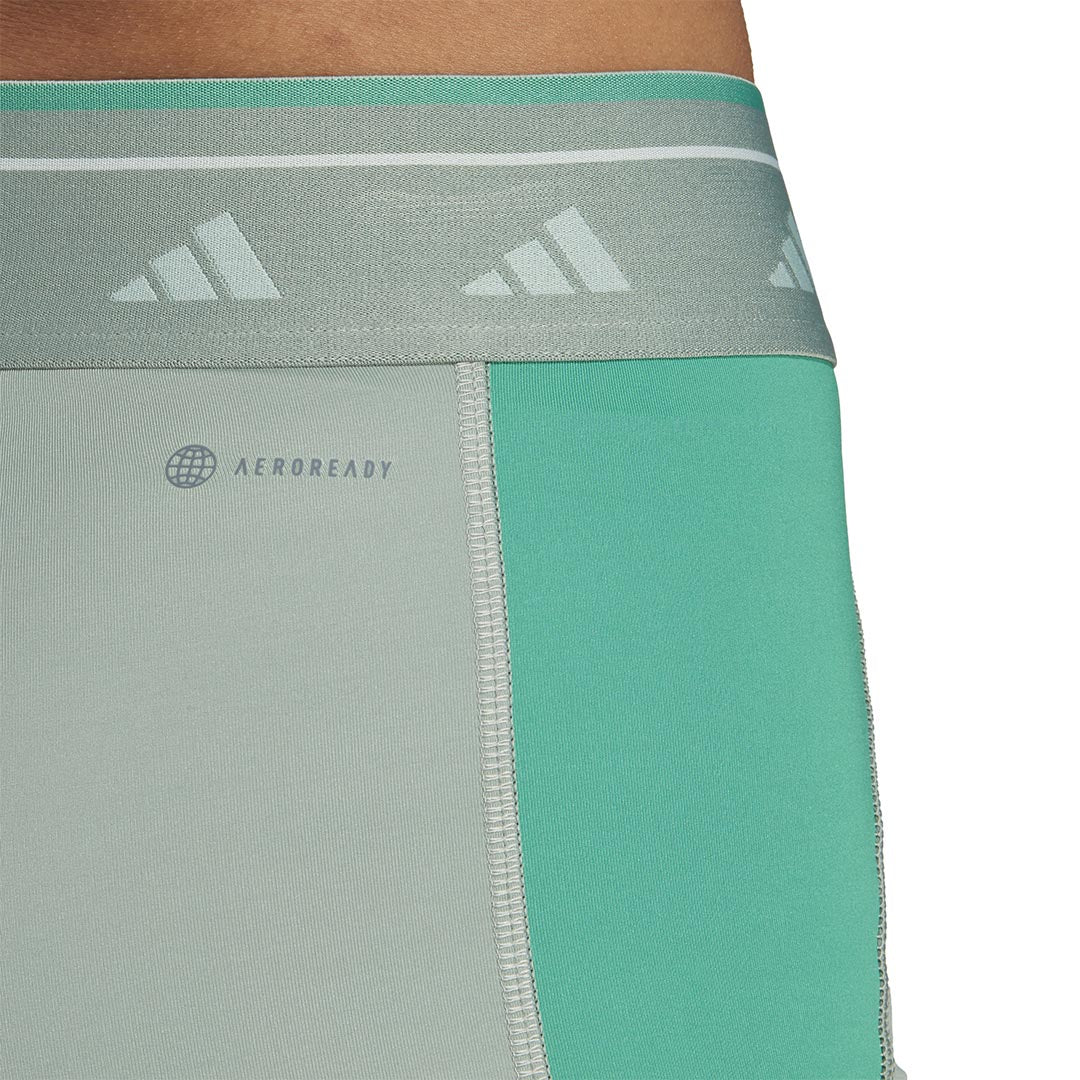 adidas - Women's Techfit Colorblock Shorts (IN5077) - Image 5