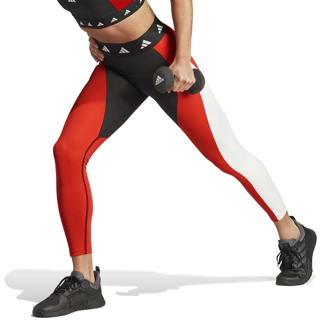 adidas - Women's Techfit Colourblock 7/8 Leggings (IK6155) - Image 2