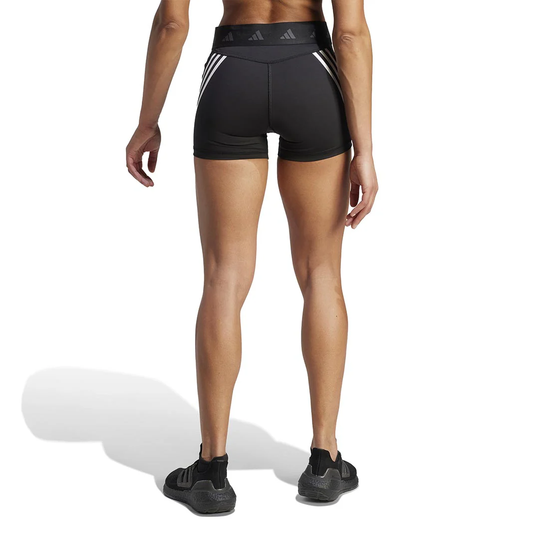 adidas - Women's Techfit Hyperglam 3 Inch Shorts (HY5894) - Image 4