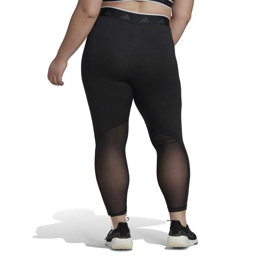 adidas - Women's Techfit V-Shaped Elastic 7/8 Leggings (Plus Size) (HF6677) - Image 3