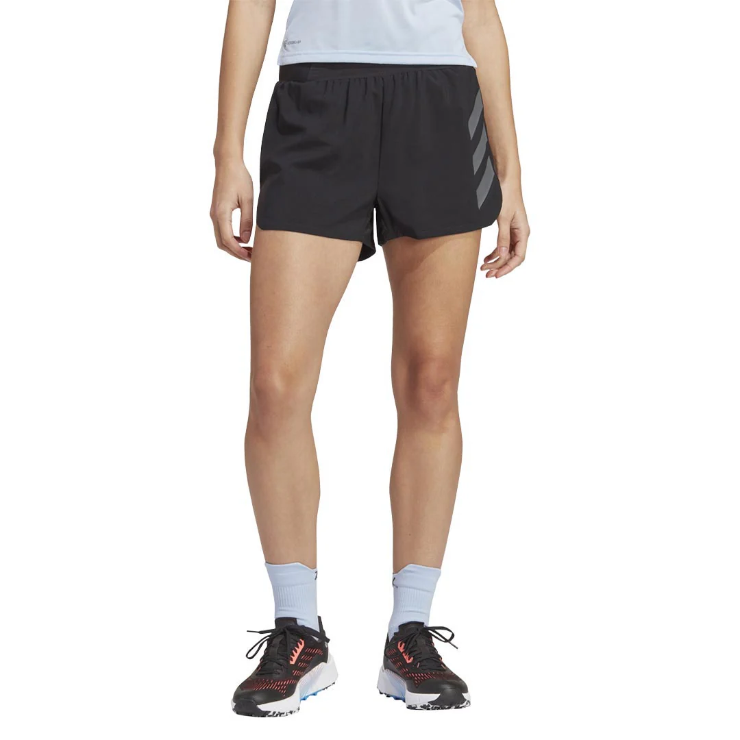 adidas - Women's Terrex Agravic Trail Running 3 Inch Shorts (HT9392-3IN) - Image 2