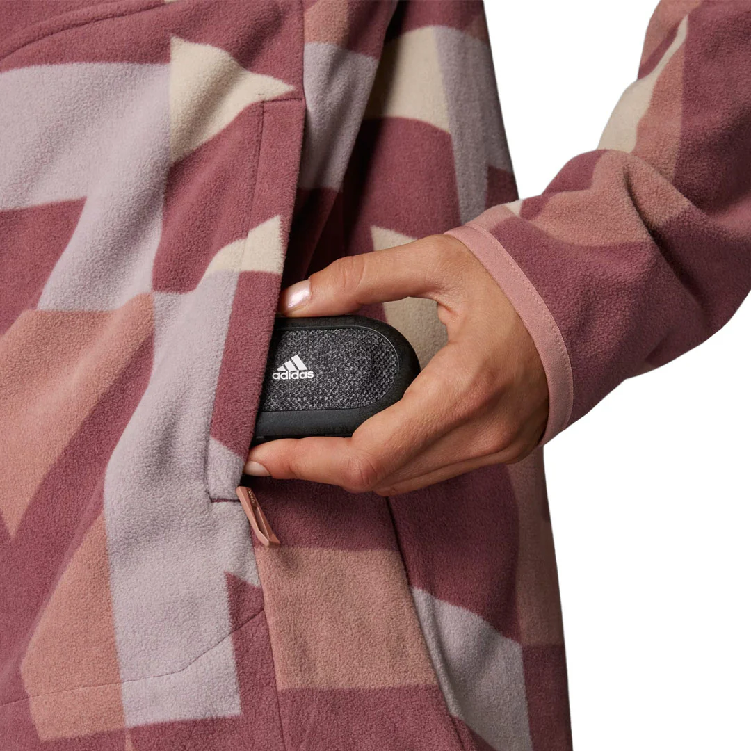 adidas - Women's Terrex Multi Printed Full Zip Fleece Jacket (JF9062) - Image 5